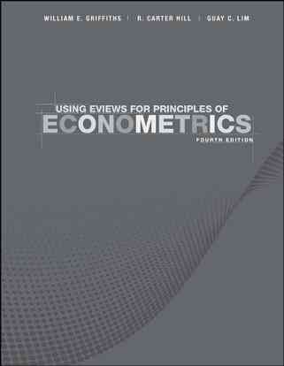 Using EViews for Principles of Econometrics