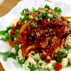 金蒜银鱼蒸菜心